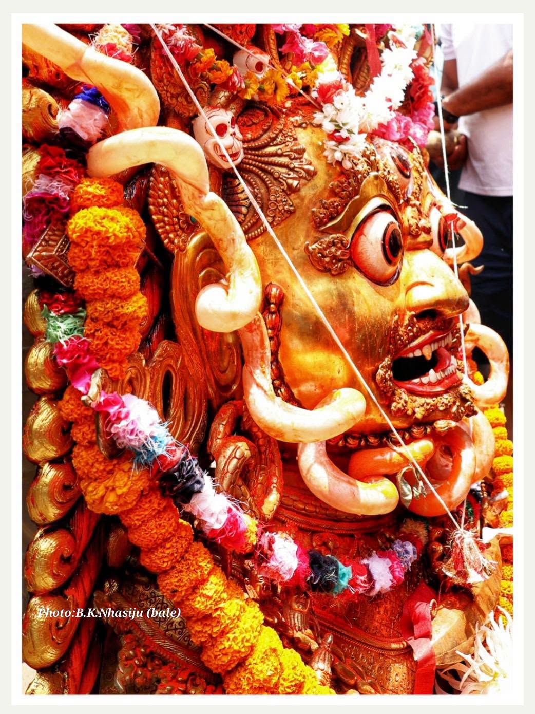 Unmanta Bhairab Statue & Puja at Panauti (पनौतीमा उन्मत्त भैरवको पूर्ण मूर्ति स्थापना तथा पूजा)